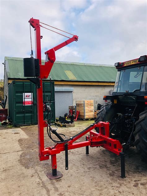 tractor mounted post knocker